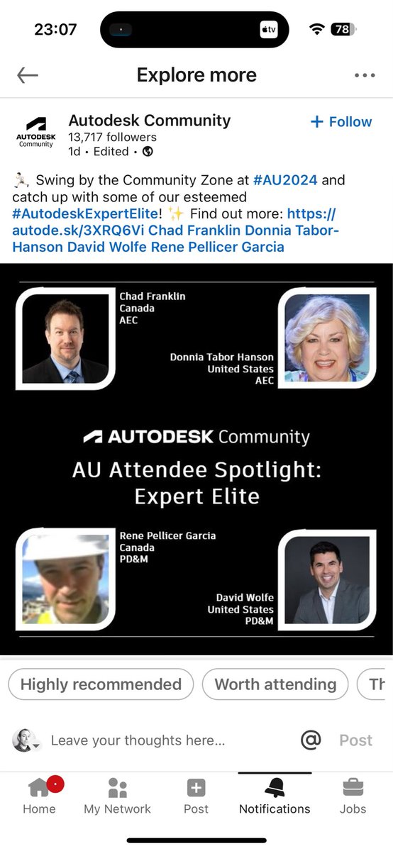I should probably update that 10 year old picture… 😅
#AutodeskExpertElite #AutodeskCommunity