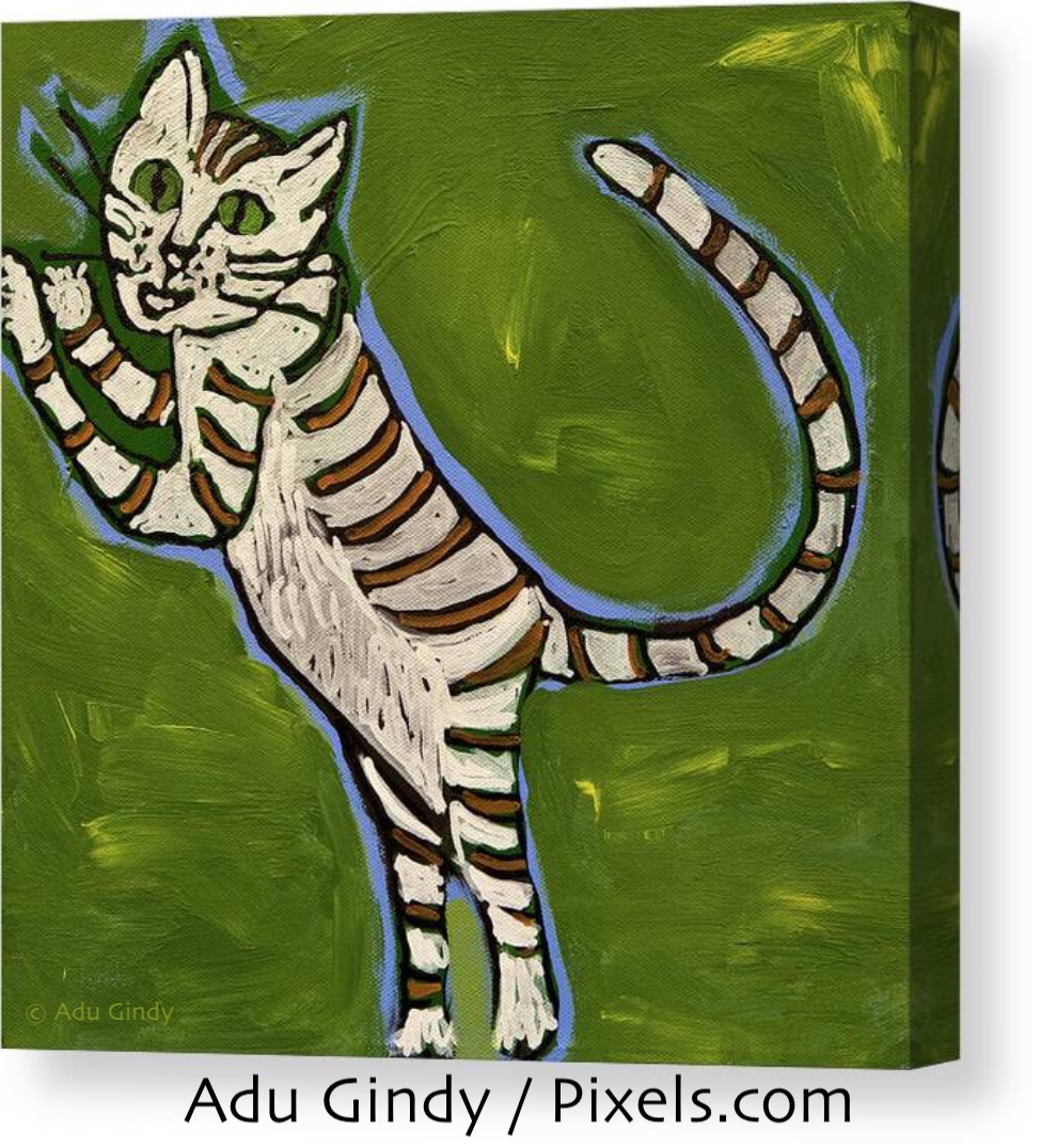 Claws Need Sharpening – Canvas Print
#buyart #cats #CAT #standing #art #artwork #animal #green #brown #claws #striped #fineart4sale #prints4sale #bold #whimsical #playful #homedecor #gifts #giftideas #AduGindy 

Available here: fineartamerica.com/featured/claws…