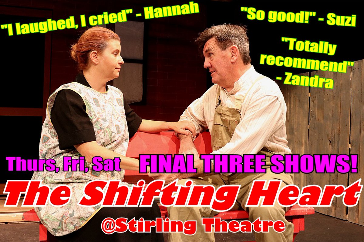 SharingIt2's tweet photo. BACK FROM TONIGHT FOR FINAL 3 SHOWS! Laugh, cry and be taken on a rollercoaster emotional journey with the highly recommended THE SHIFTING HEART at Stirling Theatre – book at https://t.co/48EB6QDNnt

#wanews #perthnews #perth #perthnow #perthevents #perthlife #perthgram #perthwa https://t.co/Nhr62SoHoW