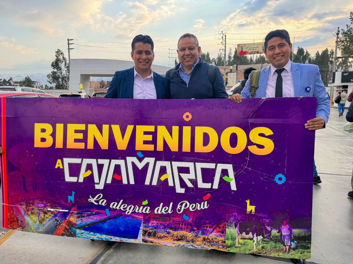 🙌🏼Bienvenido Hno. Álvaro Masías a la ciudad de Cajamarca, Dios lo use poderosamente en el Distrito Misionero de Urubamba 💒🙏🏼. #ElFinDelGranConflicto