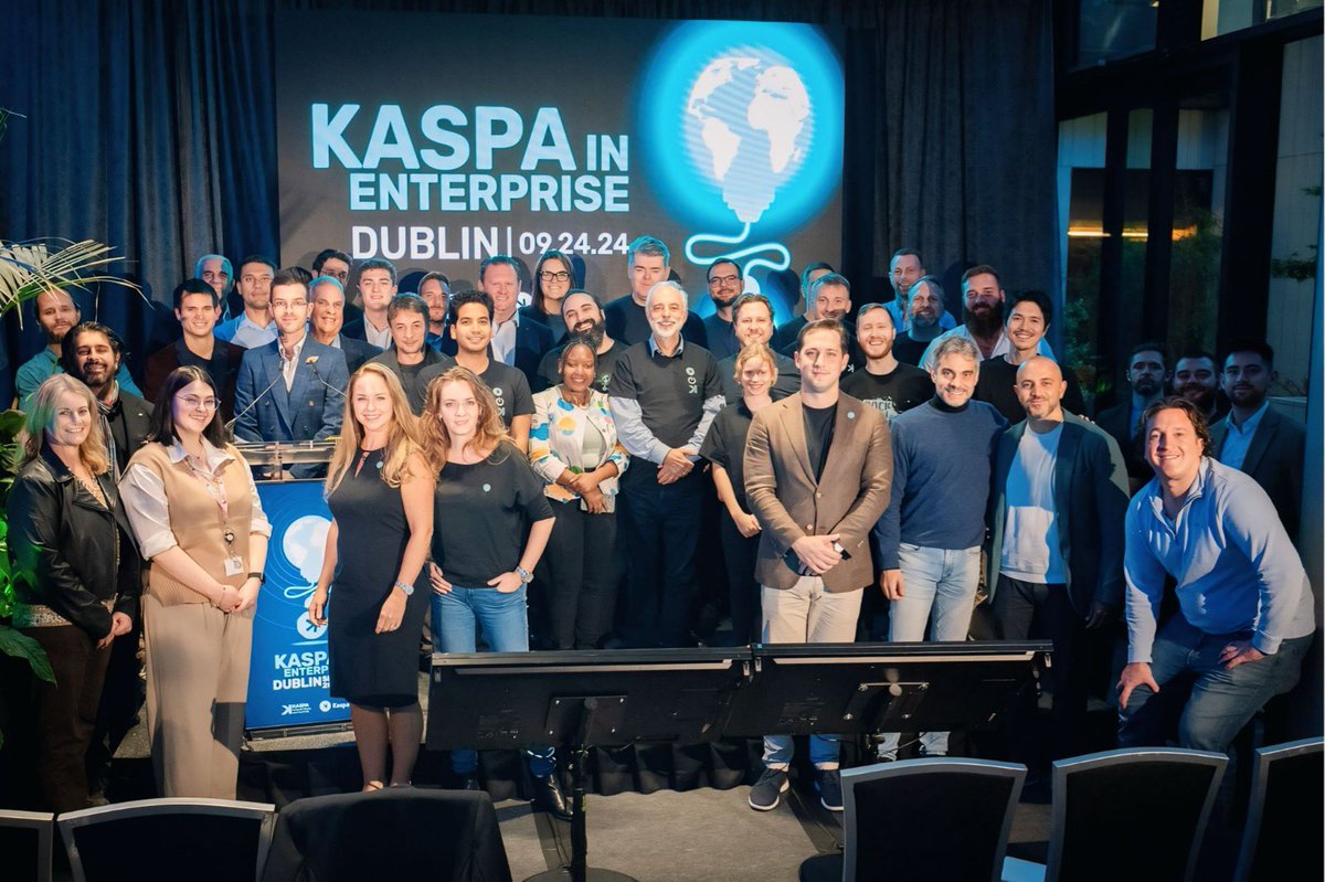 Shai (Deshe) Wyborski On X: I enjoyed every single minute of our two-day conference in Dublin! Huge thanks to all who attended, and congrats to the amazing speakers. Wishing the best future for KaspaCurrency and KaspaKii! 🚀 #Kaspa #KaspaKii pic.twitter.com/LCLrywTidG — September 25, 2024 Shai (Deshe) Wyborski On X: I enjoyed every single minute of our two-day conference in Dublin! Huge thanks to all who attended, and congrats to the amazing speakers. Wishing the best future for KaspaCurrency and KaspaKii! 🚀 #Kaspa #KaspaKii pic.twitter.com/LCLrywTidG — September 25, 2024