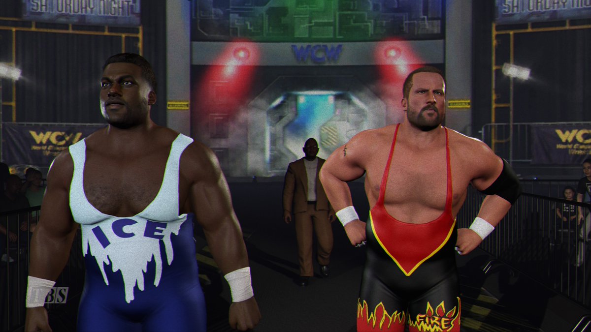 Tyrant185's tweet photo. 🔥🧊👀

Available this weekend

#WWE2K24 #WWE #WCW #NJPW #IconsOfTheRing #FireAndIce #ScottNorton #IceTrain https://t.co/oAV5Fhjl0j