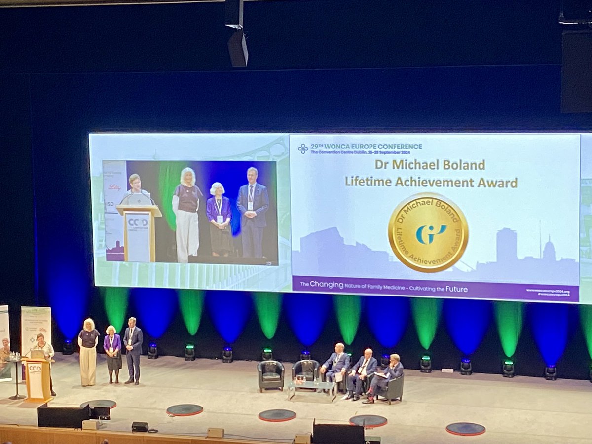 Dr Aisling Jennings (@aislingjennings) on Twitter photo Dr Michael Bolandโs impact on General Practice was considerable & far-reaching.
It is wonderful to see this impact recognised posthumously in the inaugural Dr Michael Boland award.
#woncaeurope2024 <a href="/WoncaEurope/">WONCA Europe</a> <a href="/ICGPnews/">Irish College of GPs</a> Dr Michael Bolandโs impact on General Practice was considerable & far-reaching.
It is wonderful to see this impact recognised posthumously in the inaugural Dr Michael Boland award.
#woncaeurope2024 <a href="/WoncaEurope/">WONCA Europe</a> <a href="/ICGPnews/">Irish College of GPs</a>