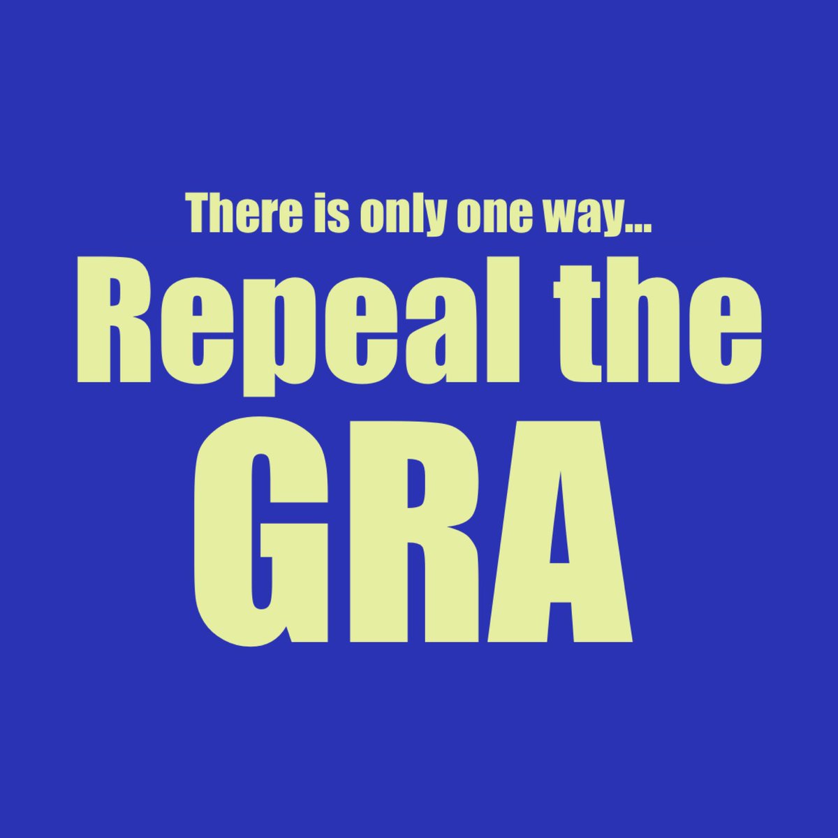 FuriousBanshee's tweet photo. This is why itโs perfectly simple. And anyone pretending itโs not, gets something from keeping it going
There is only one way: #RepealTheGRA
#gender #GRA https://t.co/726INmj7xi