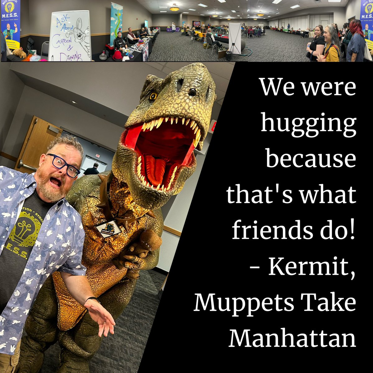 WillStuck's tweet photo. I will always shout it out loud. I LOVE PERFORMER SHOWCASES!!!! I loved attending when I was a librarian &amp; I love them even more now that I’m on the performer side of things. Catching up w/friends, both librarians &amp; performers. Plus making new friends. Love. It.❤️#WaltWednesday https://t.co/WwL8sRBJtX
