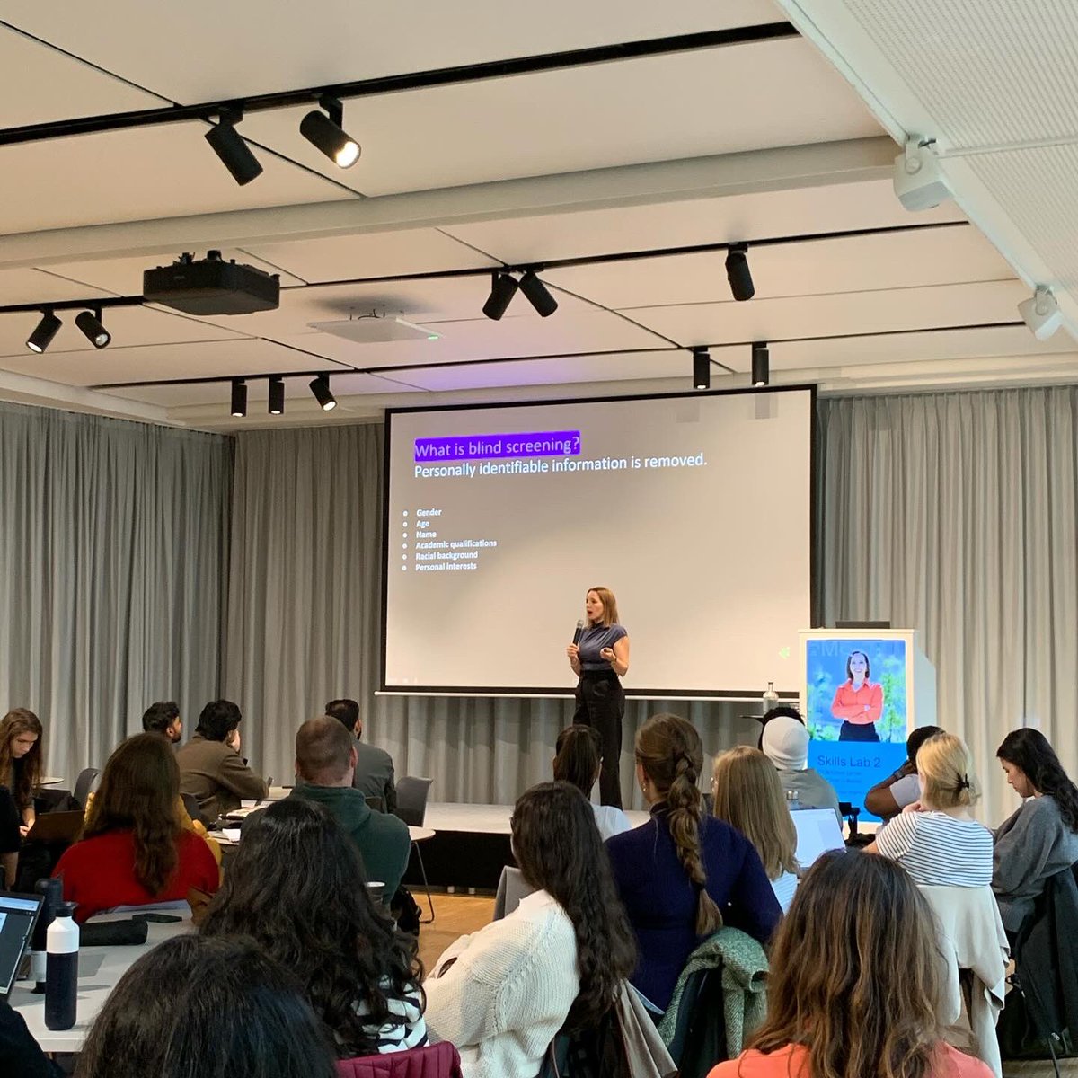 I always leave @AntwMgtSchool energized by the enthusiasm and engagement of their incredible talent ✨. I had the pleasure of leading a Skills Lab session, and the turnout was amazing—standing room only in the main foyer! It's inspiring to see such commitment to career growth