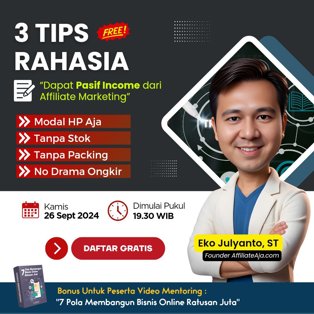 Kamis malam ini
Daftar gratis klik link bio no 27
Atau link ini
penerbitebook.com/webinar-bisnis…
<a href="/erlanishere/">Mas Gres</a> #ai #cuan