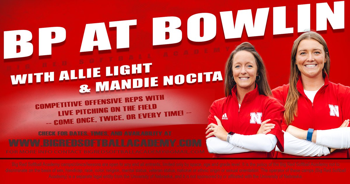 BP at Bowlin!💥

Get reps in with two of our best. 💪

Sign up now! &gt;&gt; go.unl.edu/bpbowlin