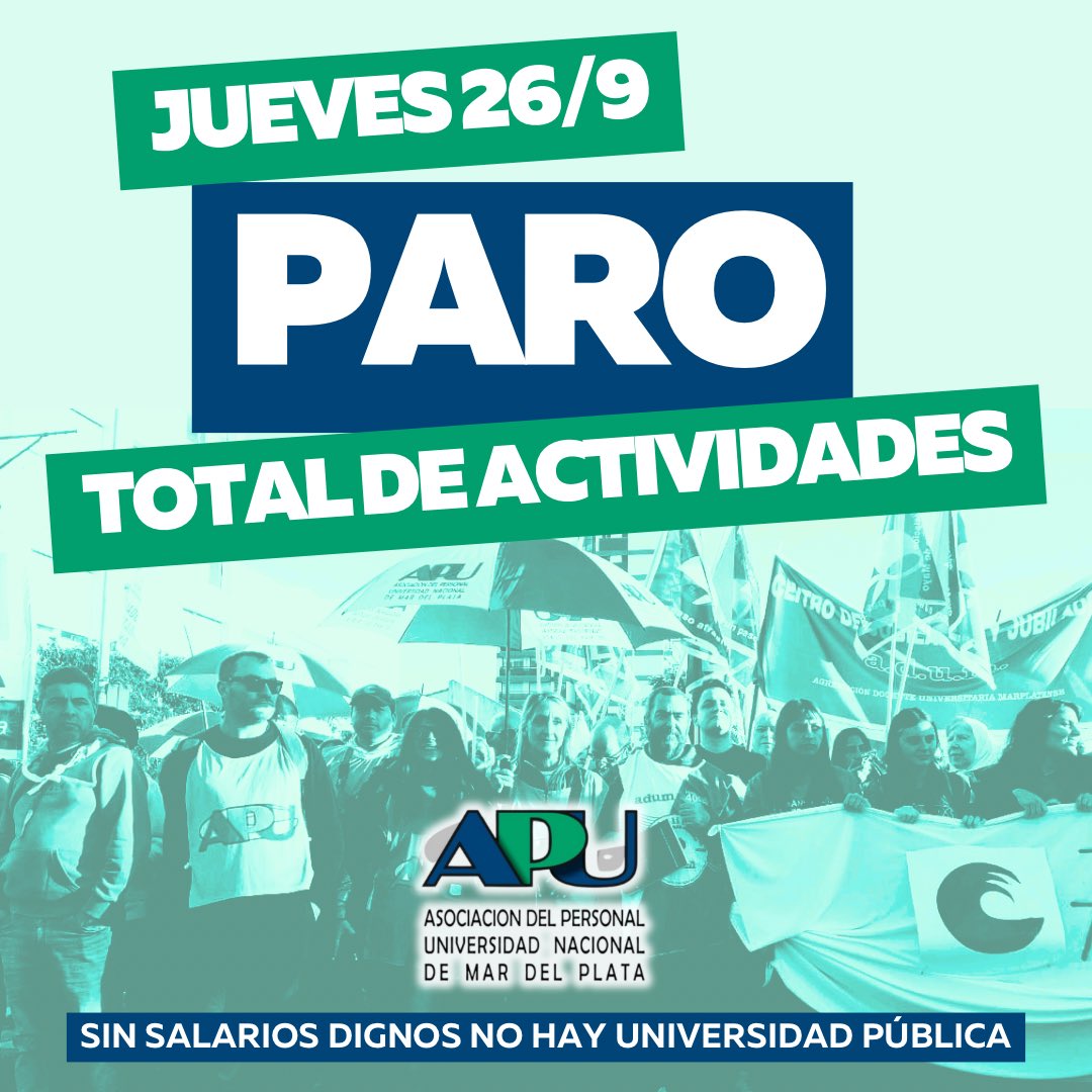 Asociación del Personal de la UNMdP tweet media