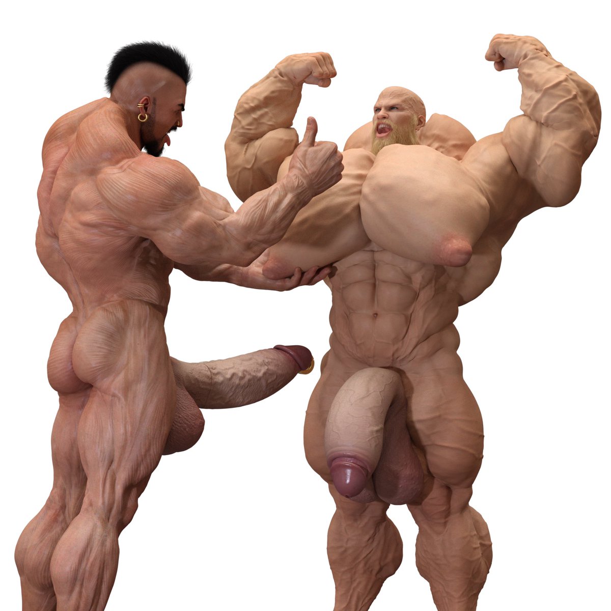 master_zaster's tweet photo. Crazy chest pump 🥵
#bara #hypermuscle #hypercock https://t.co/bk6l7N2rON