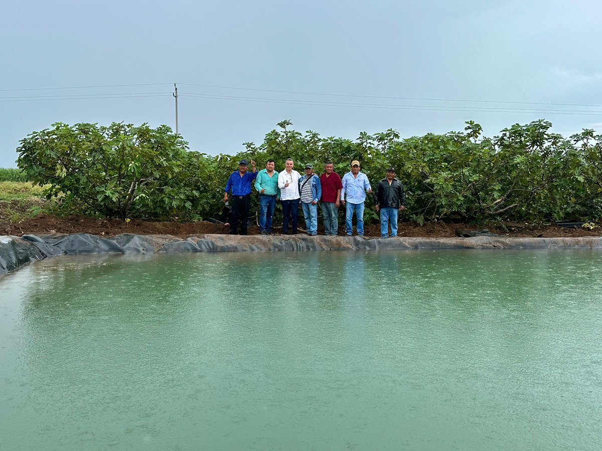 Con lluvia y con una vista maravillosa recorrí pozos, las presas Ing. Manuel Pastor (Carros) y Tierra y Libertad (Cayehuacan) y los sembradíos donde se construyeron 15 ollas de almacenamiento, que abastecerán a los ejidos del municipio de #Axochiapan. 

Este recorrido es mi