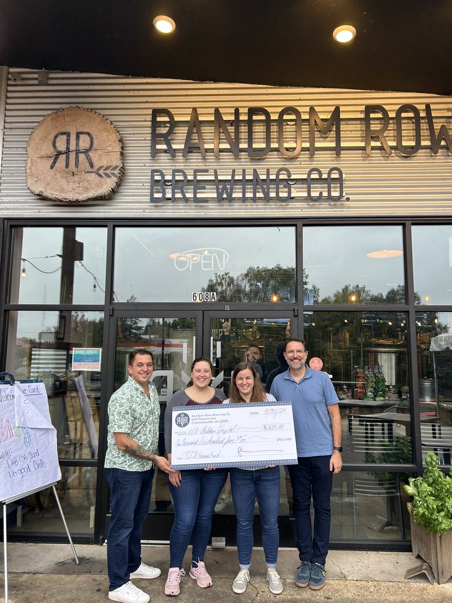 UVA PICU (@uva_picu) on Twitter photo Many thanks to Kerry Rock from Dab for Good Bingo and <a href="/RandomRowBeer/">Random Row Brewing</a> for supporting the #UVAChildrens #PedsICU Many thanks to Kerry Rock from Dab for Good Bingo and <a href="/RandomRowBeer/">Random Row Brewing</a> for supporting the #UVAChildrens #PedsICU
