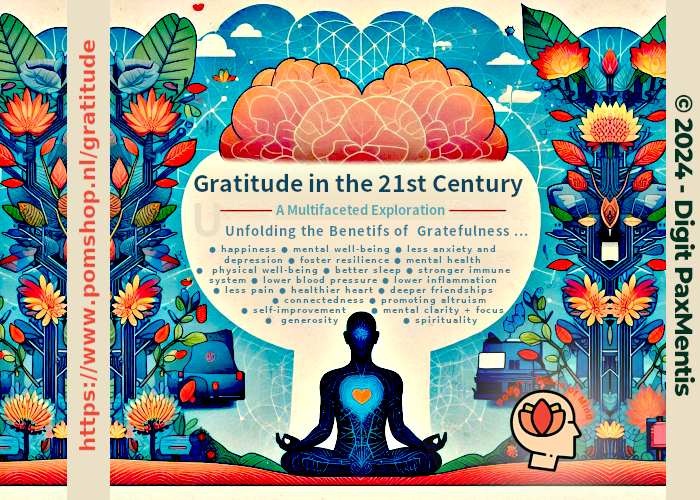 Gratitude in the 21st Century: A Journey of Rediscovery ... Feeling lost in the fast pace of life? Learn abt the Power and healthy Benefits of Gratitude! pomshop.nl/gratitude #Gratitude #Mindfulness #Wellbeing #Happiness  #PoM #MentalHealth #PeaceOfMind