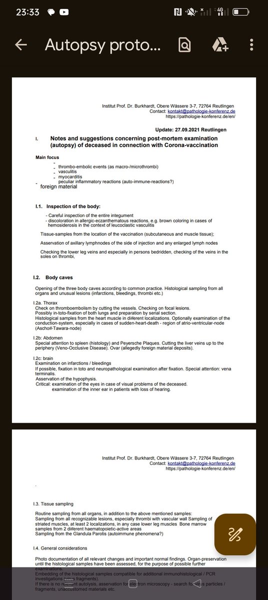 blueskylou's tweet image. There is a solution to this of course.
I&apos;ve written extensively about this solution. 
It is immunohistochemistry staining for spike protein at autopsy. 
If spike protein found in brain tissue then there&apos;s your answer. 
Unequivocally.
Developed by Pathologist Dr Arne Burkhardt