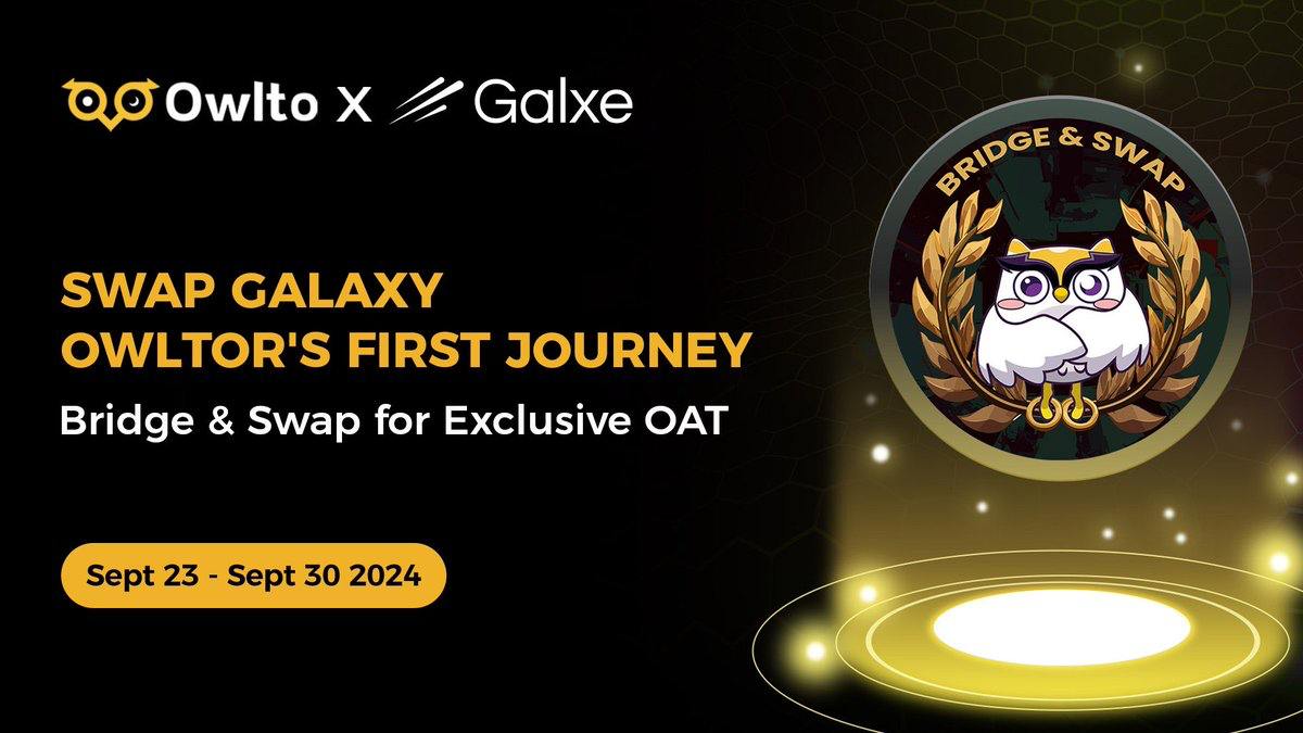 AntonProfiT's tweet photo. Expected @zksync, @Starknet, and @LayerZero_Labs disappointed many...

80% will also give away pennies, but 20% will reward perfectly!

I continue to tell you about the project from the “golden” 20%. ❗️ Can't-miss

@Owlto_Finance (https://t.co/MoMu7uJxOs) is one of the most convenient firewalls that supports a large number of L2 networks.

💰 There's already $8M invested here at a $150M valuation and will be dropping and listing on Binance soon https://t.co/uCjDiLgdAH

The project has added https://t.co/JrLJQ5fUAX the ability to swap tokens on their platform and in honor of this they have launched a new campaign with tasks on Galxe

✅ What to do:

Go to https://t.co/MoMu7uJxOs and make a bridge any token

Go to https://t.co/8s3PTYGjGY and swap any token.

Go to Galxe https://t.co/ex7LZdWRK0 and connect your wallet.

Complete all tasks and brand OAT.

✳ I usually transfer 0.0001 ETH from networks where we also farm drops, such as Scroll, Linea, or Base, to get the most out of each action. 

I also swapped 0.0001 ETH to USDC in the Base network.

📆 Deadline: 09/30/2024.

The @Owlto_Finance (https://t.co/MoMu7uJxOs) drop is planned for Q4 2024 along with a listing on Binance.

I will be sure to announce the strategy of the giveaway on one of my channels.

Be sure to subscribe to:

- main channel https://t.co/TSqFXcNL1G, 

- airdrop channel https://t.co/dO7PcW3UDy 

- news channel https://t.co/cvfTZgCZu7 with important project updates✊

I hope my tweet was useful to you.

Follow @AntonProfiT to see more!

Get Likes/Retweets by promoting content.