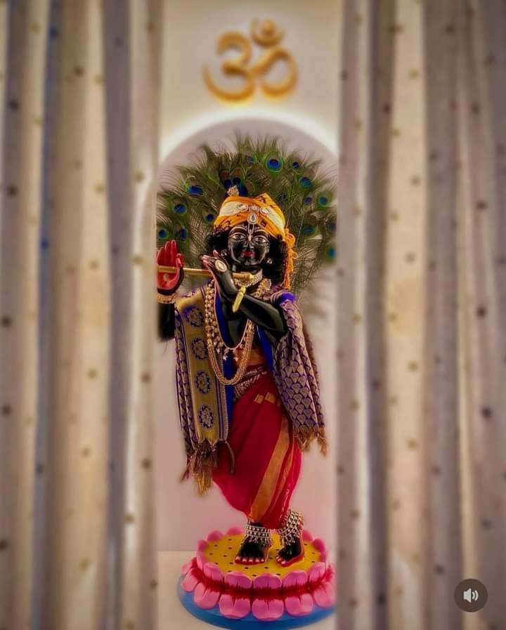 "ॐ देविकानन्दनाय विधमहे वासुदेवाय धीमहि तन्नो कृष्ण:प्रचोदयात"❤️❤️
राधे राधे 💮💮