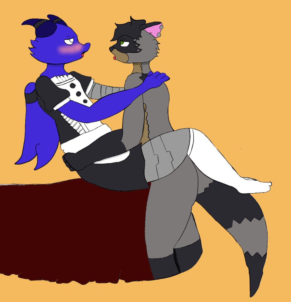 Rontstart's tweet image. Garabato para un amigo 

#FURRY 
#furrydrawing 
#NSFWdigitalart