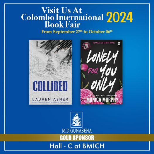MDGUNASENA's tweet photo. Grab your favorite books from us (Hall C) at the Colombo International Book Fair 2024.
#cibf2024 #novels #mdgunasena #books #bookfair https://t.co/o6E9QZVaR9