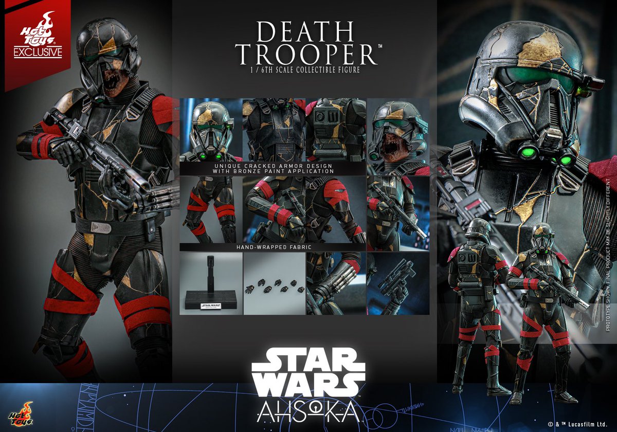 ホットトイズ1/6 スター・ウォーズ アソーカ ナイト・トルーパー TMS121 ホットトイズ 1/6 スター・ウォーズ アソーカ ナイト
