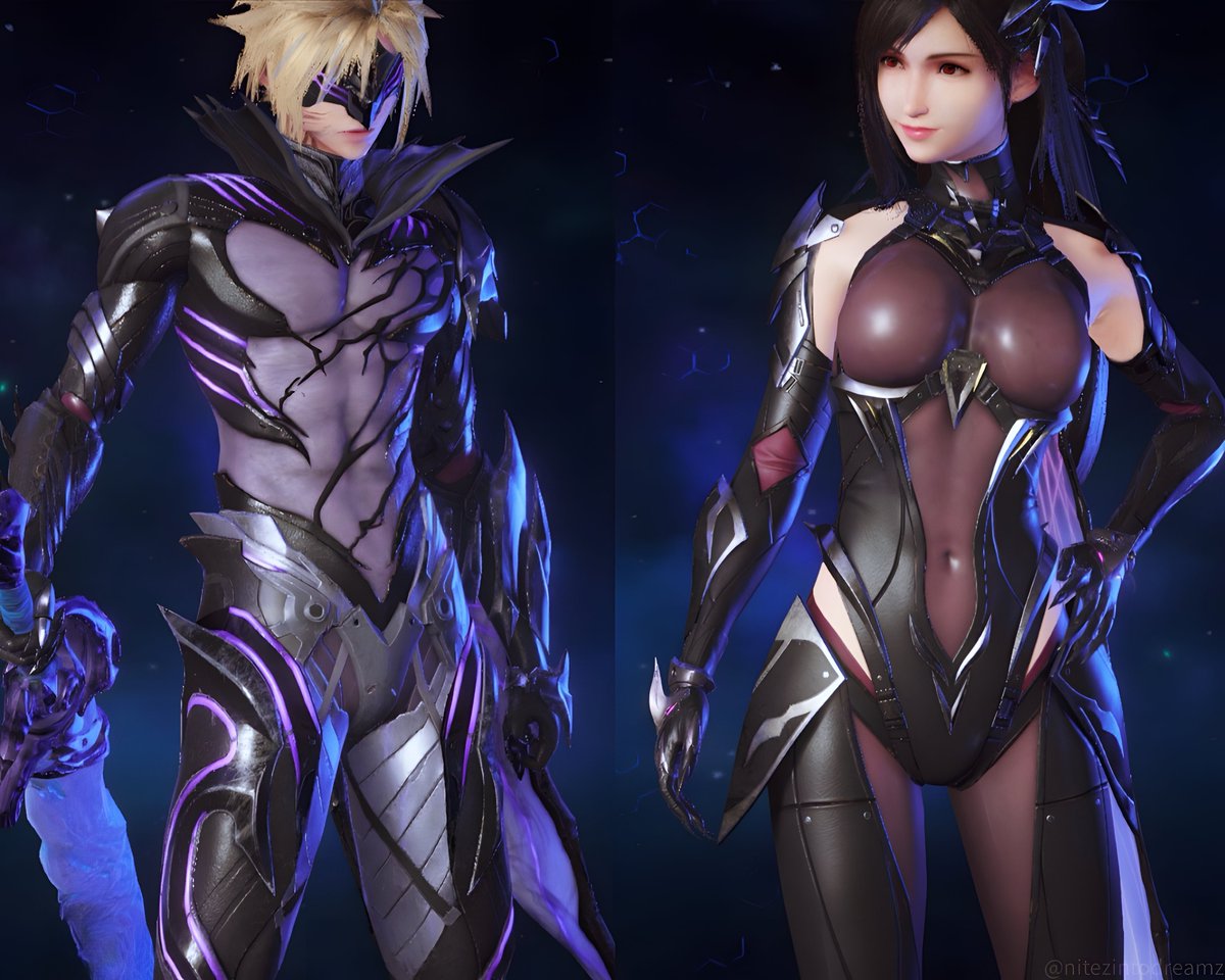 nitezintodreamz's tweet image. Dragon King and Queen 💜🖤
#cloti