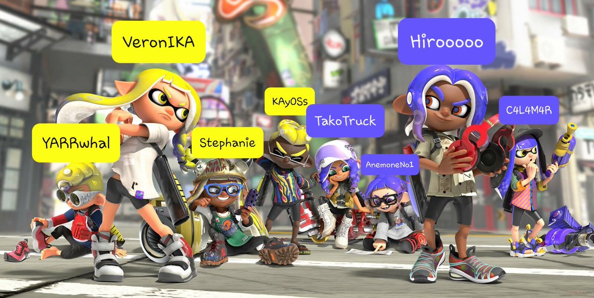 InklingBoyInked's tweet image. Wait a minute! How is anyone supposed to talk about us when they don't know our names?

HELLO PEOPLE OF TWITTER! MY NAME IS JOHN AND HERE ARE MY FRIENDS! 😆😆😆😆🧡💚🩷💜🩵❤️

nice to meet you! 😁💙🦑