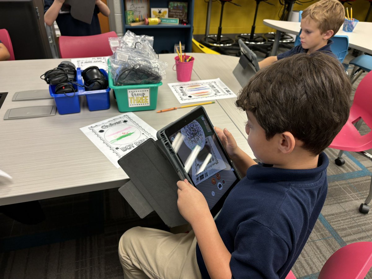 Collier Collaboration Lab (@colliercollabr8) on Twitter photo Mrs. Malone’s 2nd graders enjoyed creating their own augmented reality dots in honor of International Dot Day. <a href="/CollierES/">Collier Elementary</a> #BeeTheImpact #growingGREATNESS #TeamMCPSS <a href="/quivervision/">QuiverVision</a> Mrs. Malone’s 2nd graders enjoyed creating their own augmented reality dots in honor of International Dot Day. <a href="/CollierES/">Collier Elementary</a> #BeeTheImpact #growingGREATNESS #TeamMCPSS <a href="/quivervision/">QuiverVision</a>