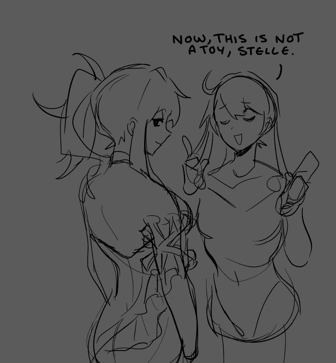 _MaRaRu_'s tweet photo. found my honkai crossover from last year. give stelle a gun https://t.co/CFpRthb6UW