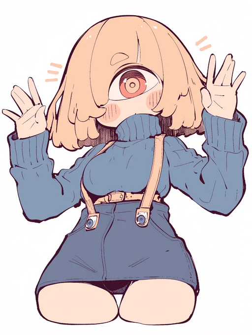 #nijijourneyずっと単眼娘つくってる可愛い 