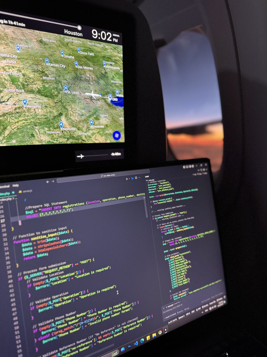 henrry_codes's tweet image. High above the clouds, bringing code to life. 🚀💻 #DigitalNomad #CodeAnywhere #TravelAndWork #DeveloperLife #JetSetCode #codingphase