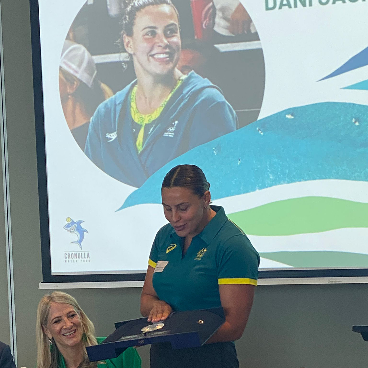 SSMRF's Pam Brown and Cathy Mason attended the Sutherland Shire Business Chamber AGM and breakfast meeting where water polo Olympic Silver Medalist Dani Jackovich was the special guest speaker.