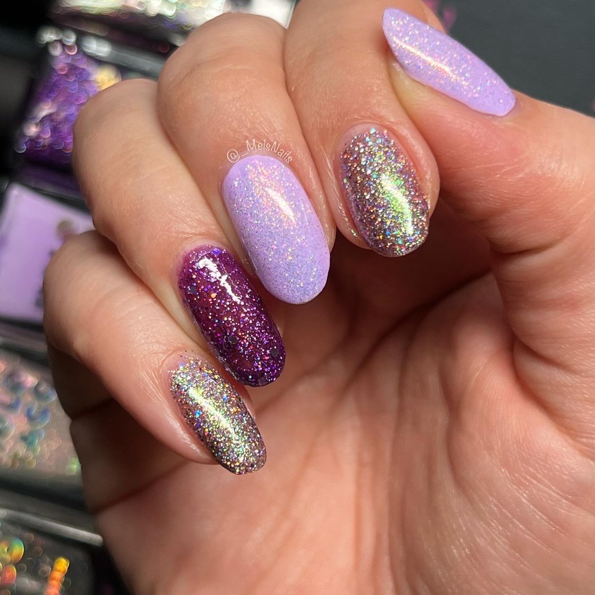 _MelsNails's tweet photo. Purple holo combo skittle! ๐๐
๐ป
@holotaco #CerealKiller #Glamythyst #MenchieTheCat #HalogenGlow #ScatteredHoloTaco #HoloTaco #melsnails #holotacocombo #Skittle https://t.co/UCRClqariV