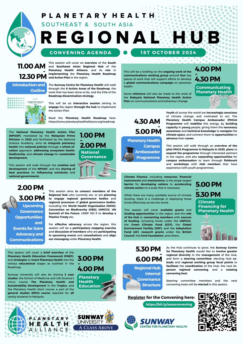 Sunway Centre for Planetary Health tweet media