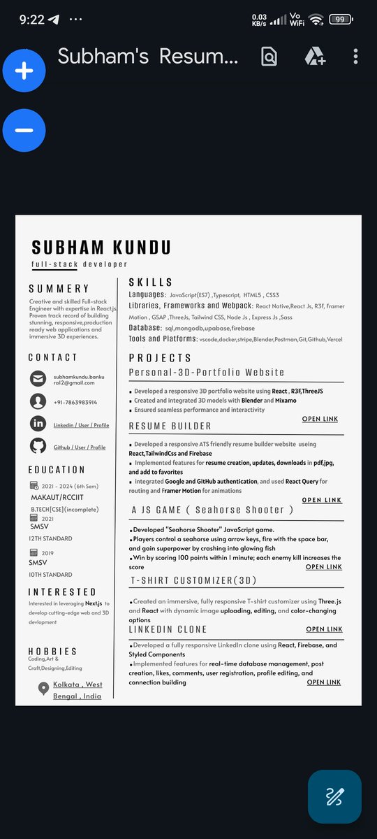 Shubham Kundu tweet media