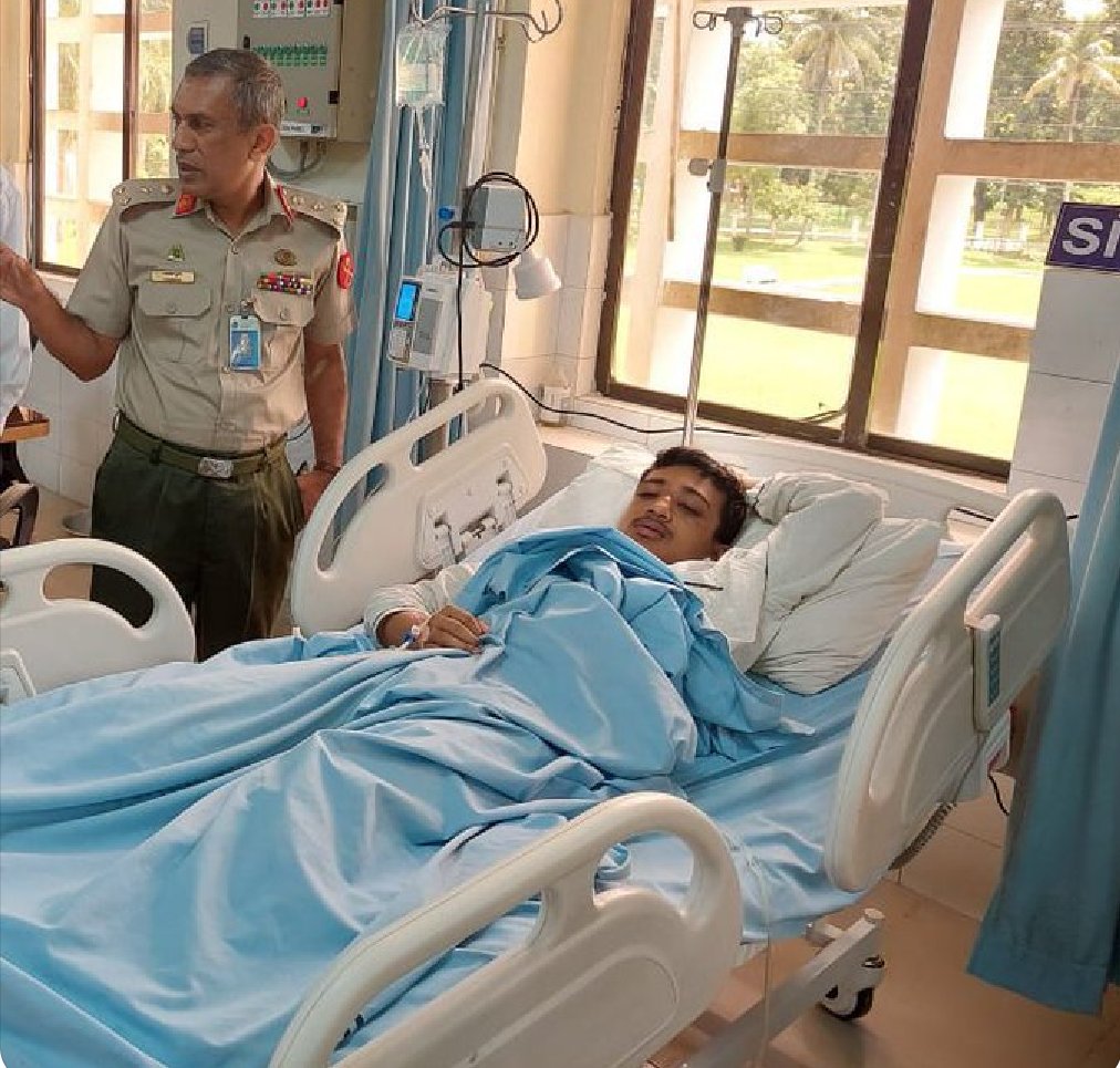 yati_Official1's tweet photo. 🇧🇩 #UtsavMondal is recovering

May Shri Ram bless him and all deserving Hindus

Still #BoycottBangladesh #Gwaliormatch https://t.co/jQc0fbfRNM