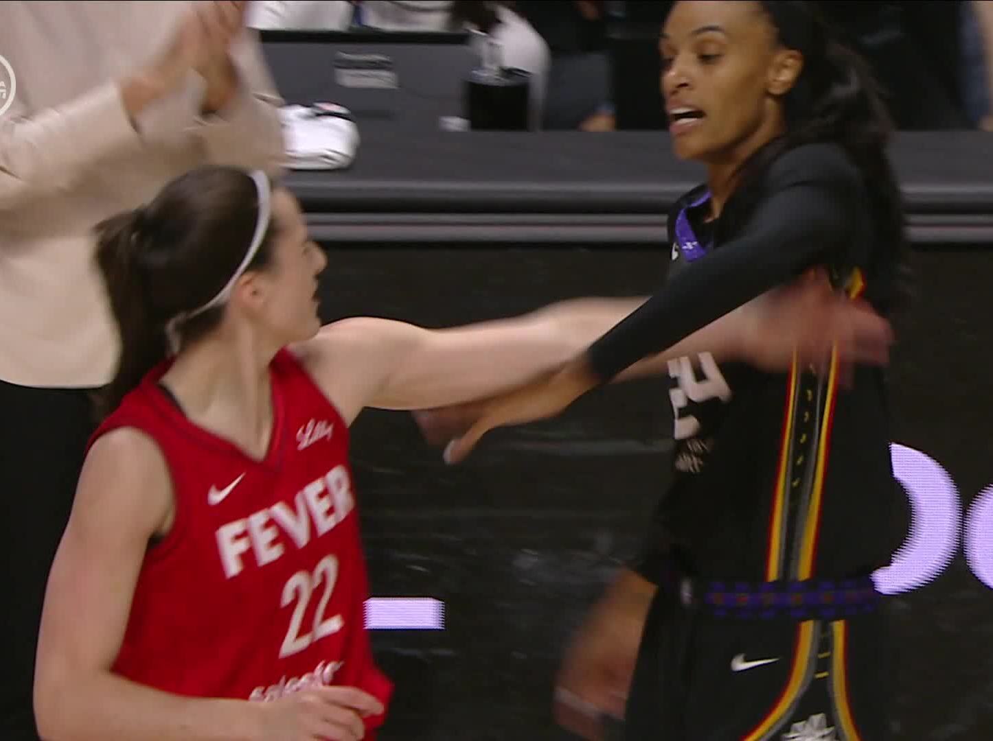 Bleacher Report on X: "Caitlin Clark and Dewanna Bonner get chippy right  away in Game 2 😳 Elimination game for the Fever. https://t.co/Kn9QmCLkNq"  / X