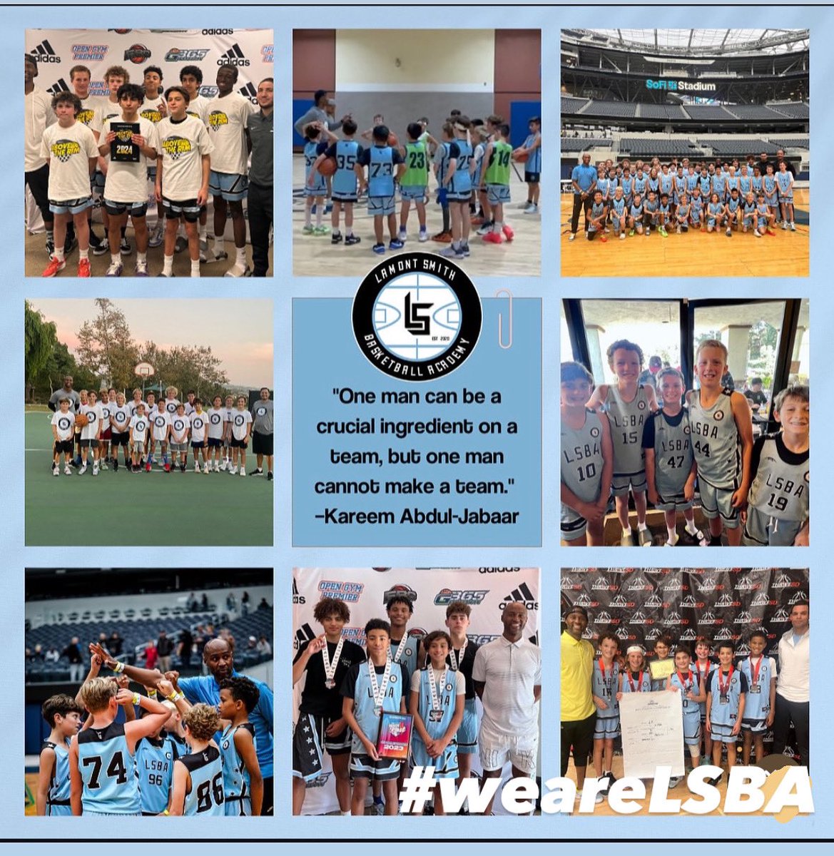 CoachMontySmith's tweet photo. Itβs always WE not me for us.
Together we rise higher, achieve greater, and make a difference that lasts beyond ourselves. #Teamwork
#LSBA
#team
#togetherwearebetter
#LSBAFamily
#basketballmindset
#weareLSBA https://t.co/dBWKrv6l4s