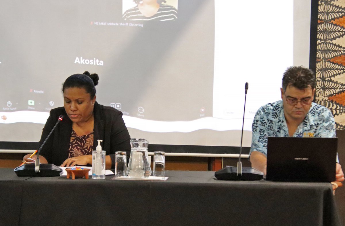 Fiji Ministry of Foreign Affairs (@fiji_mofa) on Twitter photo Director Multilateral Affairs Bureau at <a href="/Fiji_MOFA/">Fiji Ministry of Foreign Affairs</a>, the Fiji co-chair of the Joint Working Group, Ms. Keleni Seruvatu delivered remarks at the regional consultations on the Implementation Plan for the Pacific Regional Framework on Climate Mobility convened yesterday at <a href="/ForumSEC/">Pacific Islands Forum</a>. Director Multilateral Affairs Bureau at <a href="/Fiji_MOFA/">Fiji Ministry of Foreign Affairs</a>, the Fiji co-chair of the Joint Working Group, Ms. Keleni Seruvatu delivered remarks at the regional consultations on the Implementation Plan for the Pacific Regional Framework on Climate Mobility convened yesterday at <a href="/ForumSEC/">Pacific Islands Forum</a>.