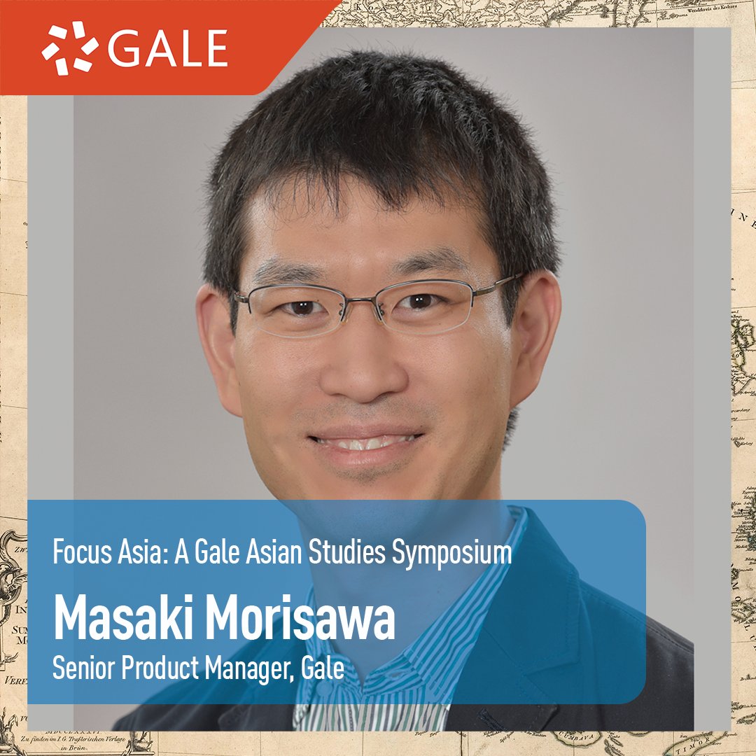 Upcoming Focus Asia, Featured Speaker:  Masaki Morisawa

Session: The Kowloon Walled City as seen through digitized Primary Sources 

Starts on Oct 1, 2024 Register now! 
bit.ly/3zn3F5Q
#GalePrimarySources #GaleANZ #AsianStudies #DigitalHumanities #GaleLab
