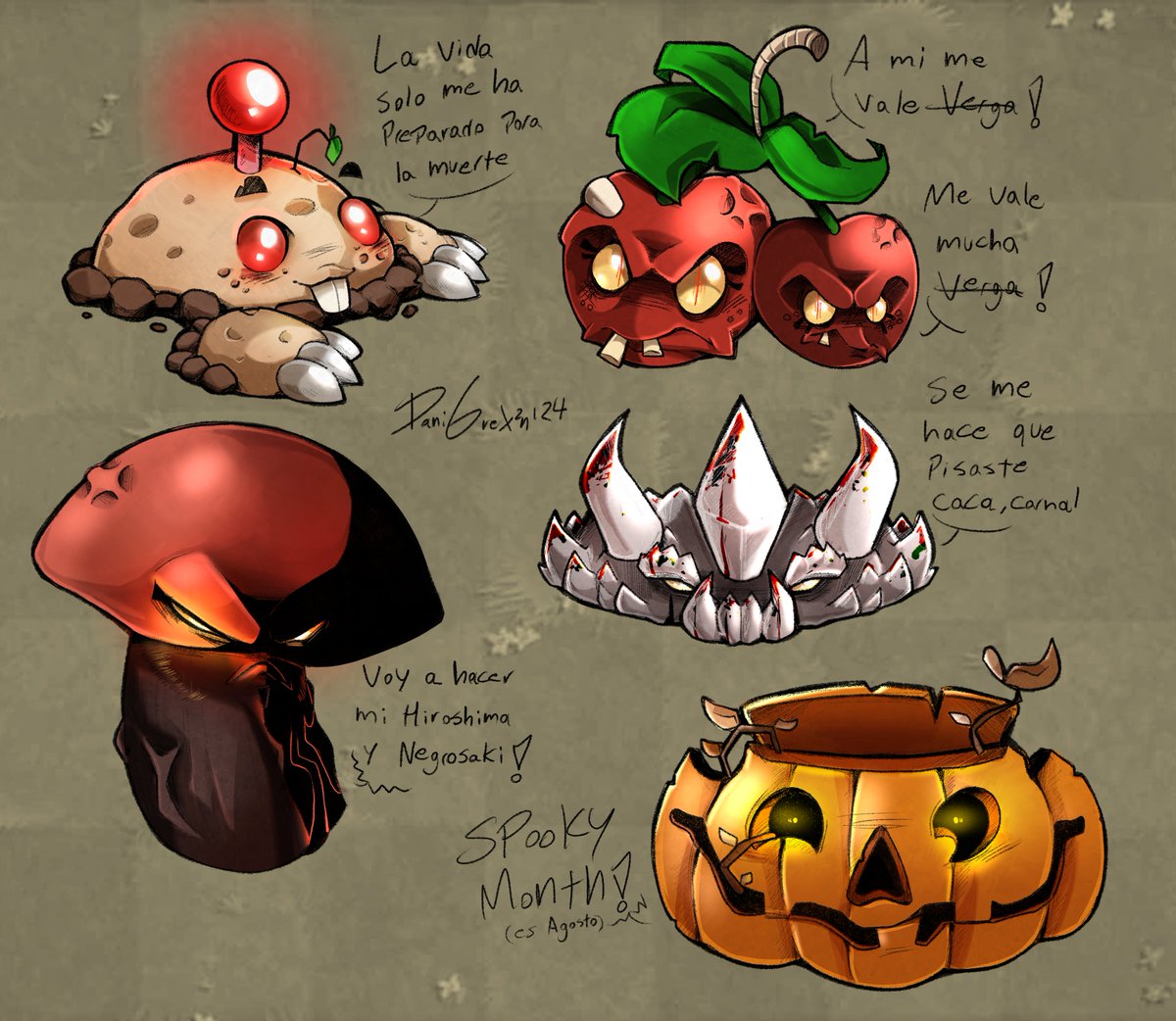 danigrex2n's tweet image. My interpretation of PvZ Pt.2 🍄🍒🎑🌸

#pvz #pvzfanart #PvZ2 #plantsvszombies #Sunflower #pvzsunflower #redesign #pvzredisign