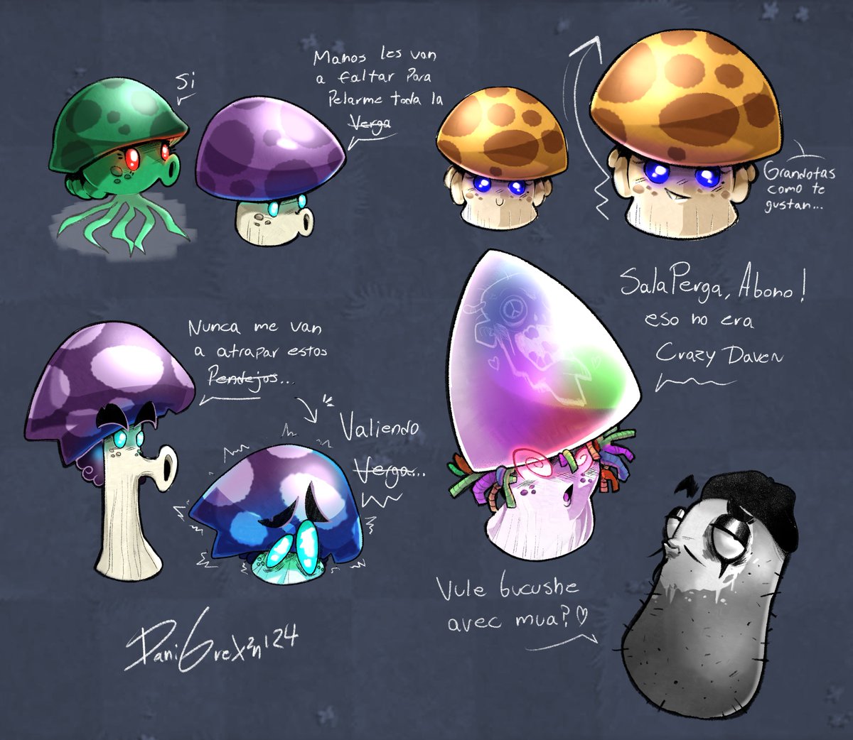 danigrex2n's tweet image. My interpretation of PvZ Pt.2 🍄🍒🎑🌸

#pvz #pvzfanart #PvZ2 #plantsvszombies #Sunflower #pvzsunflower #redesign #pvzredisign