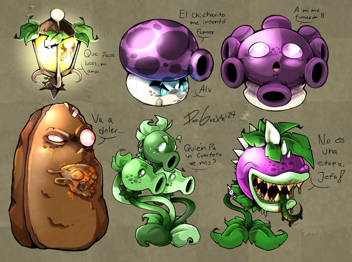 danigrex2n's tweet image. My interpretation of PvZ Pt.2 🍄🍒🎑🌸

#pvz #pvzfanart #PvZ2 #plantsvszombies #Sunflower #pvzsunflower #redesign #pvzredisign
