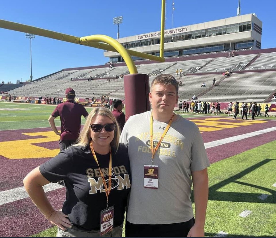 Zach Brewer (@zachbre17081715) on Twitter photo Thank you <a href="/CMU_Football/">Central Michigan Football</a> for the invite. Great Game vs <a href="/BallStateFB/">Ball State Football</a> well fought and great win. #FireUpChips <a href="/mvhsftbl/">Marauder Football</a> Thank you <a href="/CMU_Football/">Central Michigan Football</a> for the invite. Great Game vs <a href="/BallStateFB/">Ball State Football</a> well fought and great win. #FireUpChips <a href="/mvhsftbl/">Marauder Football</a>
