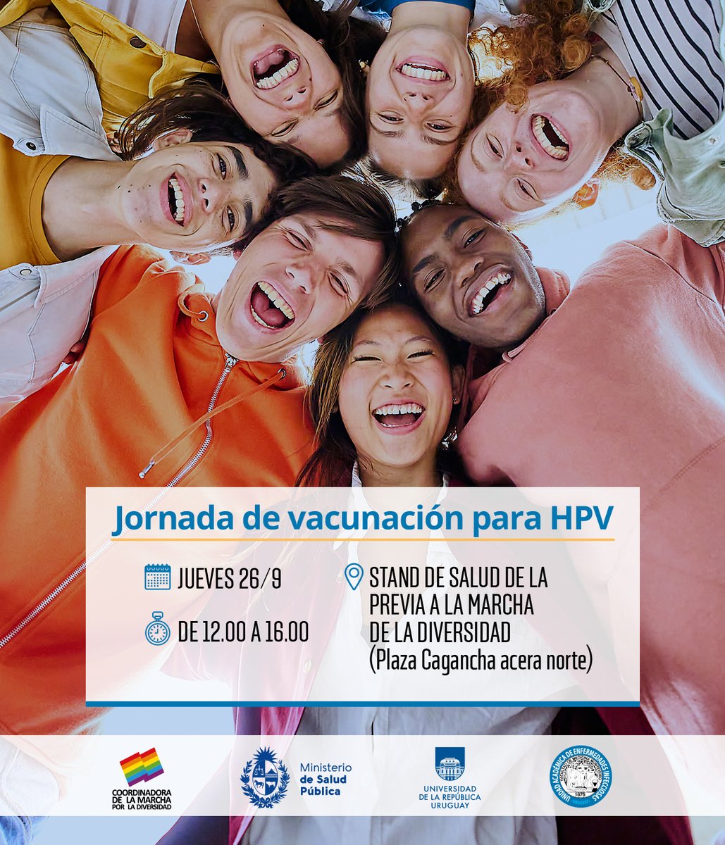𝗩𝗮𝗰𝘂𝗻𝗮𝗺𝗼𝘀 𝗰𝗼𝗻𝘁𝗿𝗮 𝗲𝗹 𝗩𝗣𝗛!

Si tienes entre 11 y 26 años, la vacuna del VPH está indicada para ti. Te protege contra el virus del papiloma humano, que puede causar varios tipos de cáncer. 
(hilo 👇)