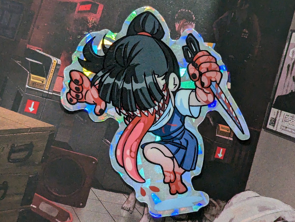 DDDistortionDev's tweet image. いよいよ東京ゲームショー2024年が始まります！NIGHTMARE OPERATORのブースがSelected Indie 80エリアのA12にあります。ステッカーも配布しているのでぜひチェックしてください！

#TGS2024 
#TokyoGameShow2024 
#nightmareoperator