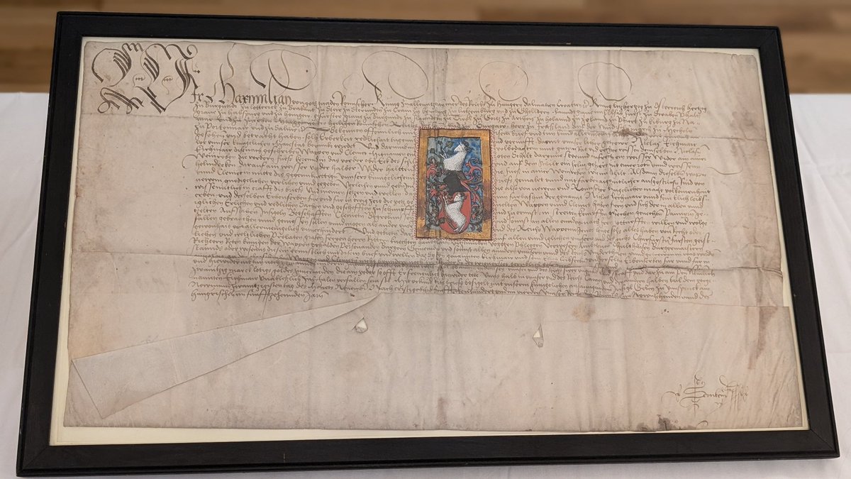 DLGenealogist's tweet photo. Highlights from the Heraldic exhibit from @AncestorExperts and others tonight on display at the 36th International Congress of Genealogical and Heraldic Sciences in Boston #ICGHS (1 of 3) https://t.co/Te44JQNgTF