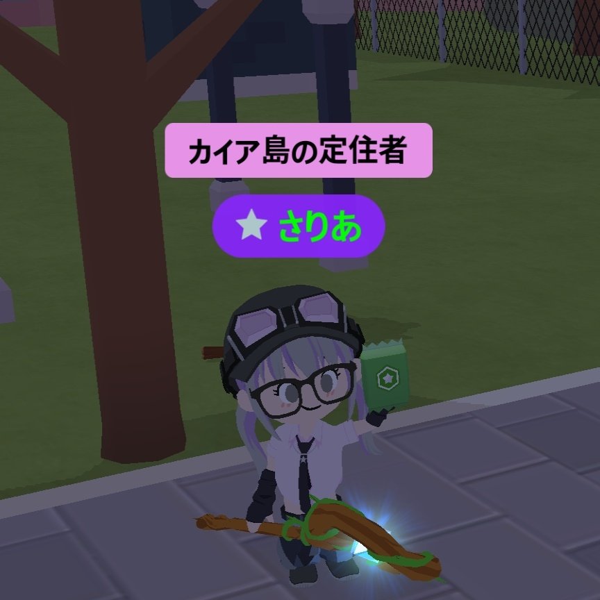 ptsaori's tweet photo. カイア島の定住者名札ゲットしました！🪪

ラスト1枚のゴールドカード★5が全然来なくてカード集め大変だった...🙃

交換してくれた人たちありがとう！

 #一緒に遊ぼう https://t.co/mCAIL5NqFB