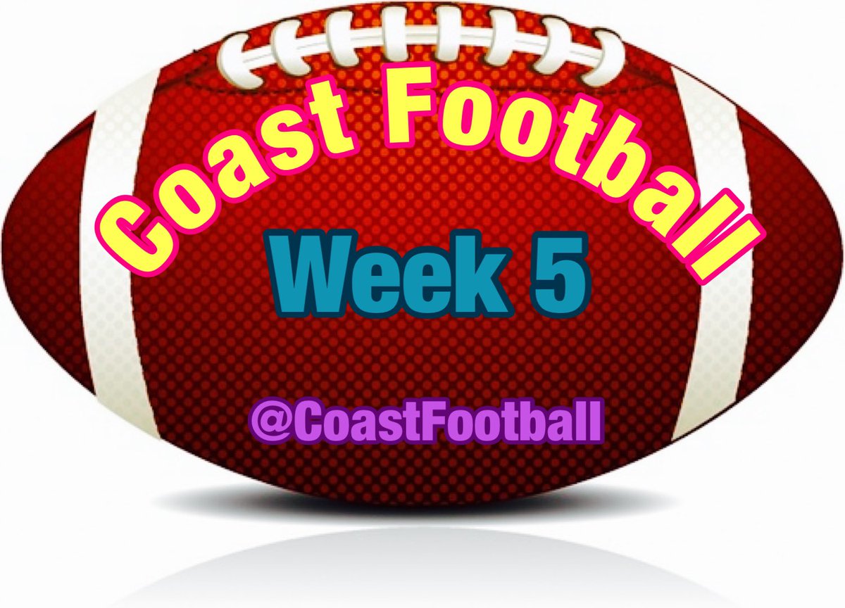 Coastfootball's tweet image. #CoastFootball #WeekFive ⬅️⬅️⬅️

September 27th 

Non-Region Games 🏈💨💨💨