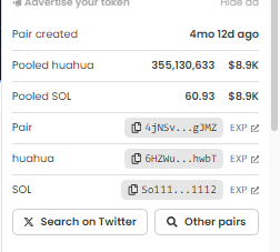 OG_Huahua's tweet photo. $HUAHUA OG 

6HZWuobpF3r853pKoCq7JFPcjF7MiDPEiVybbkvghwbT https://t.co/nvVpHKHGJS