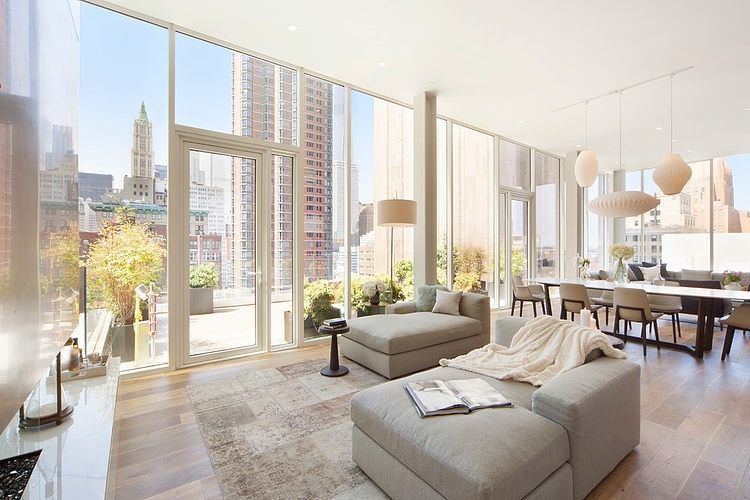 HeshiDesign's tweet image. Tribeca Penthouse by B Interior | HomeAdore