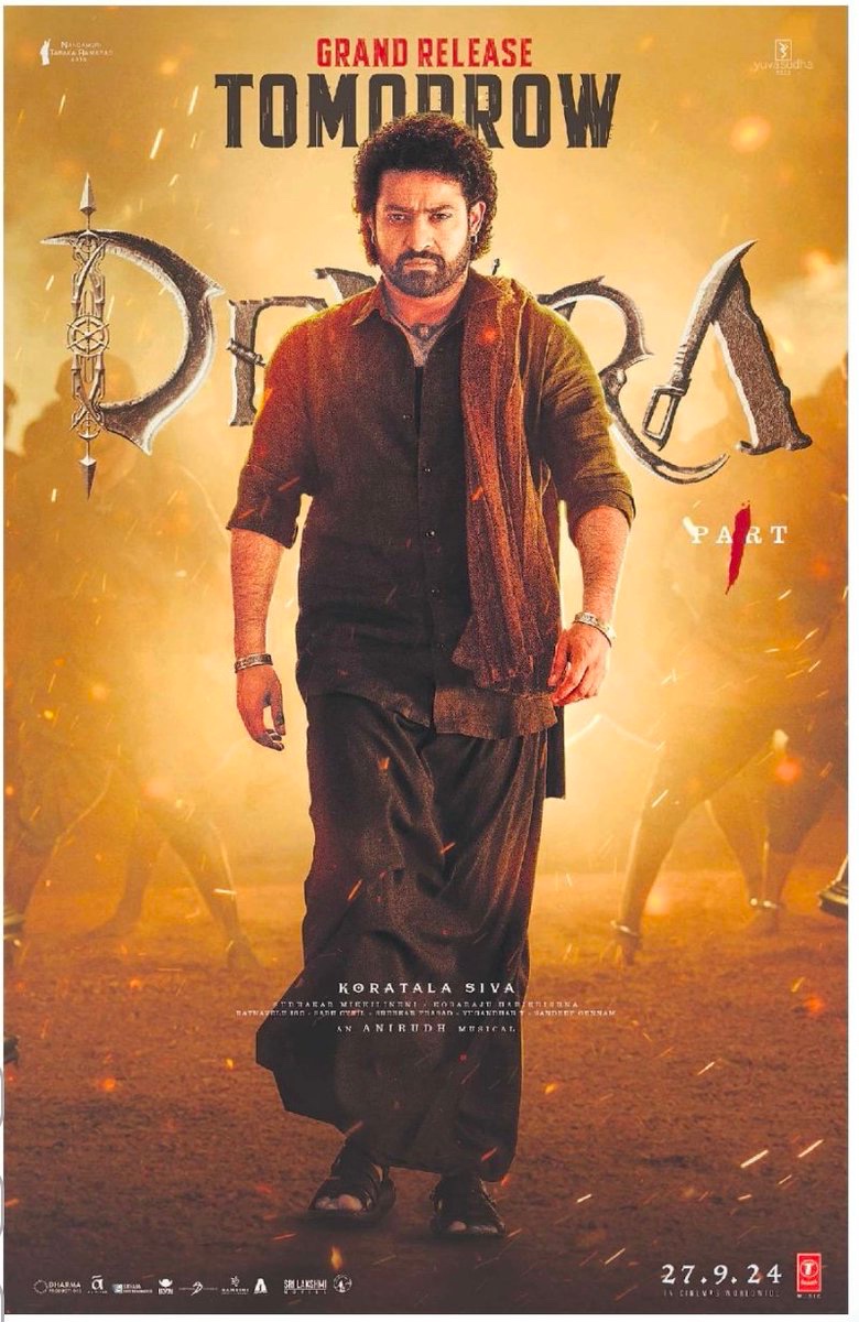 bandlanageshwar's tweet photo. Advance Sales Report #Devara 
@DevaraMovie
Including block seats 
Total India Gross : Rs 44,18,95,000

#Devara Crossed #3Million Dollar Mark in #NorthAmerica 🇺🇸With Pre-Sales

👉Premieres : $2.4M*
👉Day1- Day3 : $600K*

👉1,00,000 Tickets Sold with Pre-Sales
#DevaraOnSep27th https://t.co/BUqyVSNWym